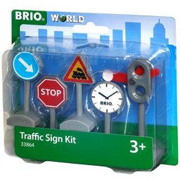 Набір дорожніх знаків для залізниці Brio (33864)