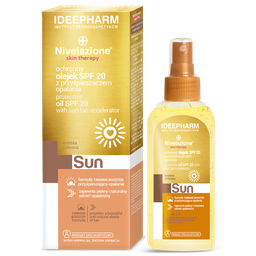 Олія сонцезахисна Nivelazione Skin Therapy Sun SPF20 для прискорення засмаги, 150 мл (5902082210597)