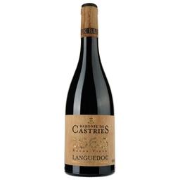 Вино Baronie De Castries 1565 Rouge Vieux Bio 2021 AOP Languedoc, червоне, сухе, 0,75 л