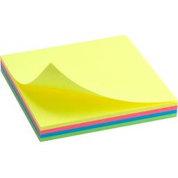 Блок бумаги с клейким слоем Axent Delta 75x75 мм 100 листов неоновые цвета (D3325-02)