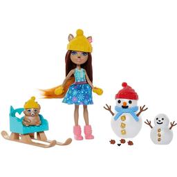 Набір ляльок Enchantimals Білочки і сніговички (GNP16)