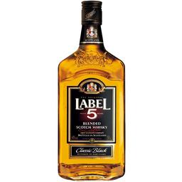 Віскі Label 5 Classic Black Blended Scotch Whisky 40% 0.5 л