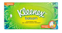 Салфетки Kleenex Balsam в коробке, 72 шт.