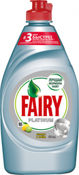 Средство для мытья посуды Fairy Platinum Лимон и лайм, 430 мл