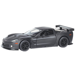 Машинка Uni-fortune Chevrolet Corvette C6.R, 1:32, матовий чорний (554003М)