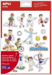 Наклейки тематические обучающие Apli Kids Спорт, 12 листов (11453)