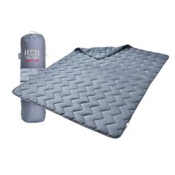 Одеяло-спальник Турист Ideia с молнией, 190х140 см, серый (8-34955)