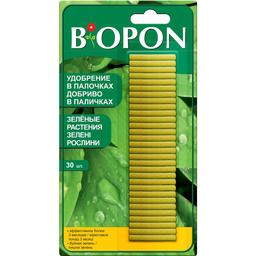 Добриво в палочках Biopon для зелених рослин, 30 шт.