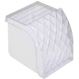 Держатель для туалетной бумаги Volver Crystal TR, белый (10201TR)