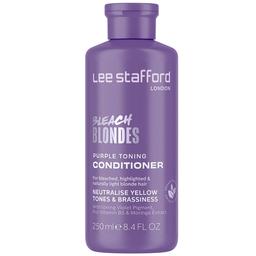 Кондиціонер для освітленого волосся Lee Stafford Bleach Blondes Purple Toning Conditioner тонуючий 250 мл