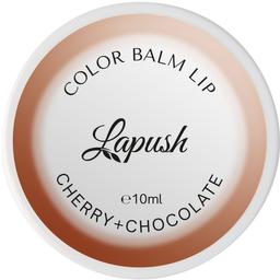 Бальзам для губ Lapush Color lip balm, вишня і шоколад, 10 мл