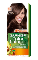 Фарба для волосся Garnier Color Naturals, відтінок 5.12 (Морозний шоколад), 110 мл (C6411100)