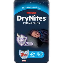Подгузники-трусики для мальчиков Huggies DryNites (17-30 кг), 10 шт.