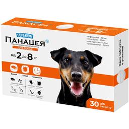 Противопаразитарная таблетка для собак Superium Панацея 2-8 кг