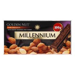 Шоколад чорний Millennium Golden Nut з мигдалем, 100 г (876020)