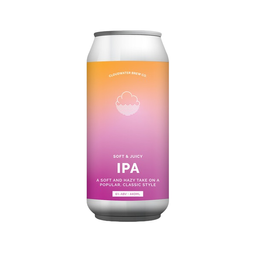 Пиво Cloudwater IPA, светлое, 6%, ж/б, 0,44 л (912148)