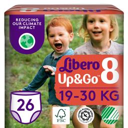 Подгузник трусики Libero Up&Go 8 (19-30 кг), 26 шт. (80067)