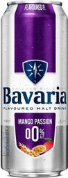 Пиво безалкогольное Bavaria Манго Маракуйя светлое, ж/б, 0.5 л