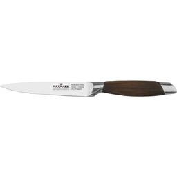 Кухонный нож Maxmark, 12,7 см, серебристый с коричневым (MK-K82)