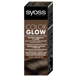 Тонувальний бальзам для волосся Syoss Color Glow, Холодний каштановий, 100 мл (2806387)