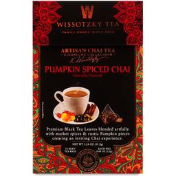 Чай чорний Wissotzky Tea Spiced Chai з гарбузом, 35,2 г (16 шт. по 2,2 г) (868351)