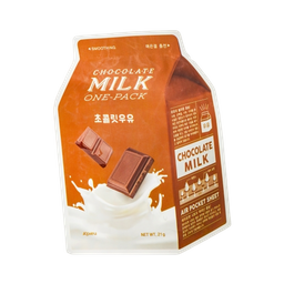 Тканевая маска A'pieu Chocolate Milk One-Pack с экстрактом какао, 21 мл