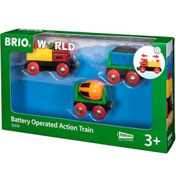 Товарний паровоз на батарейках для залізниці Brio (33319)