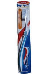 Зубна щітка Aquafresh Clean&Flex, середня, блакитний