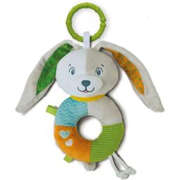 Мягкая игрушка-погремушка Baby Clementoni Lovely Soft Bunny (17787)