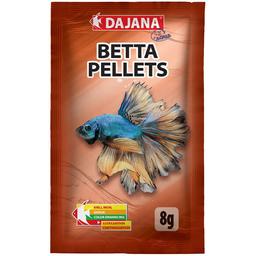 Корм Dajana Betta Pelets для петушков и других лабиринтовых рыб 8 г