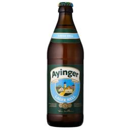 Пиво Ayinger Lager Hell, світле, 4,9%, 0,5 л