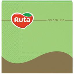 Салфетки Ruta, трехслойные, 33х33 см, 20 шт., зеленые