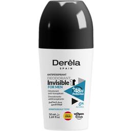 Рожевий дезодорант для чоловіків Derela Invisible, 50 мл