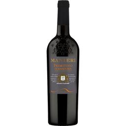 Вино Manieri Primitivo di Manduria, червоне, сухе, 0.75 л