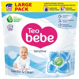 Капсули для прання дитячої білизни Teo Bebe Cotton Soft Caps Sensitive 26 шт.
