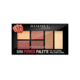 Палетка Rimmel Mini Power Palette 3 в 1, відтінок 006, 6,8 г (8000019185671)
