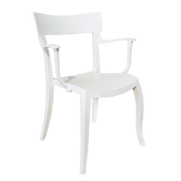 Крісло Papatya Hera-K, біле сидіння, верх білий (289917)