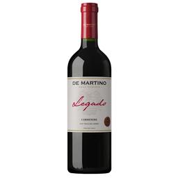 Вино De Martino Legado Gran Reserva Carmener, червоне, сухе ,13,5%, 0,75 л