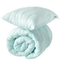 Одеяло с подушками Ideia Tropical, 210х140 см, ментоловый (8-32432)