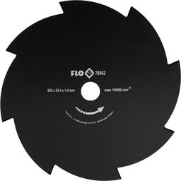 Ніж для бензокоси Flo дисковий 8 зубців 25 см кріпильний Ø 2.54 см (79562)