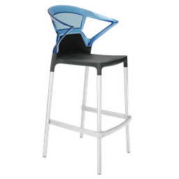 Барне крісло Papatya Ego-K, чорний з синім (4820123440196)
