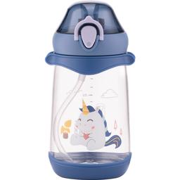 Пляшка для води Ardesto Unicorn, дитяча, 500 мл, синя (AR2250PU)