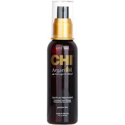 Відновлювальна олія для волосся CHI Argan Oil plus Moringa Oil Blend Leave-In Treatment, 89 мл