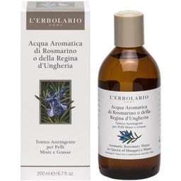 Тонік для обличчя L'Erbolario Acqua Aromatica di Rosmarino o della Regina d'Ungheria з розмарином, ароматизований, 200 мл