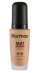 Тональна основа Flormar Mat Touch, відтінок 304 (Nude Ivory), 30 мл (8000019544835)