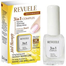 Комплекс для нігтів Revuele Nail Therapy 3 в 1, 10 мл