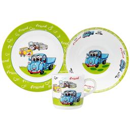 Набор детской посуды Limited Edition Cars, 3 предмета (6377317)