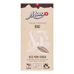 Шоколад чорний Munz 85%, какао боби з Перу, органік, 100 г (873298)