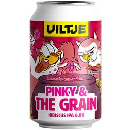 Пиво Uiltje Pinky and the Grain The Hibiscus IPA, светлое, 6,9%, ж/б, 0,33 л