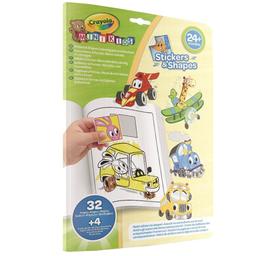 Раскраска Crayola Mini Kids Транспорт, с наклейками, 32 страницы (25-6938)